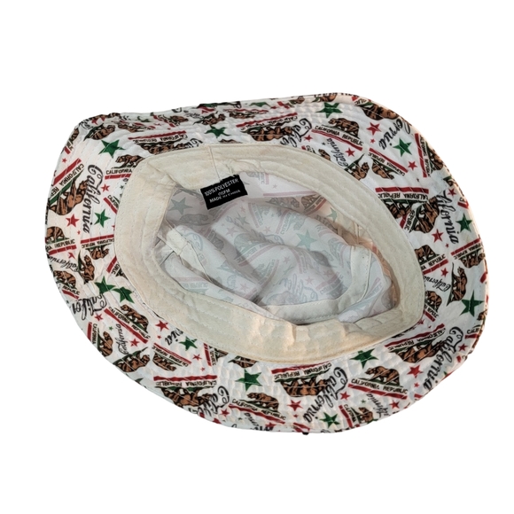 California Republic All Over Print Bucket Hat Unisex OSFM - Picture 8 of 11